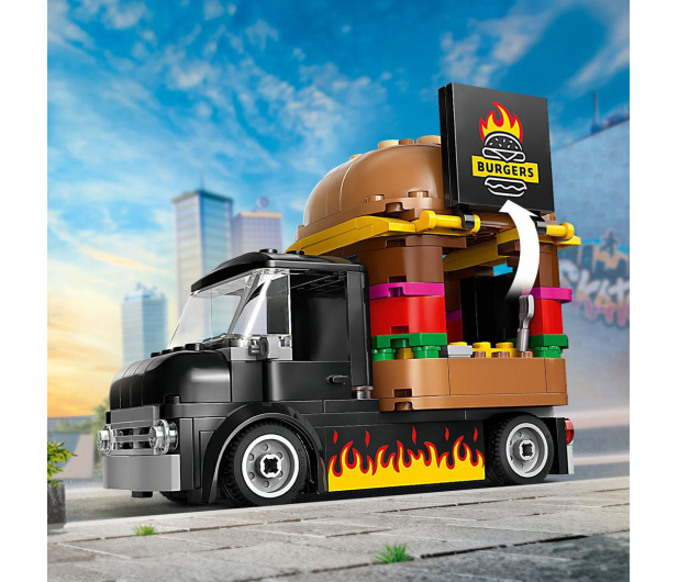 LEGO City 60404 Ciężarówka z burgerami - 1202678 - zdjęcie 11